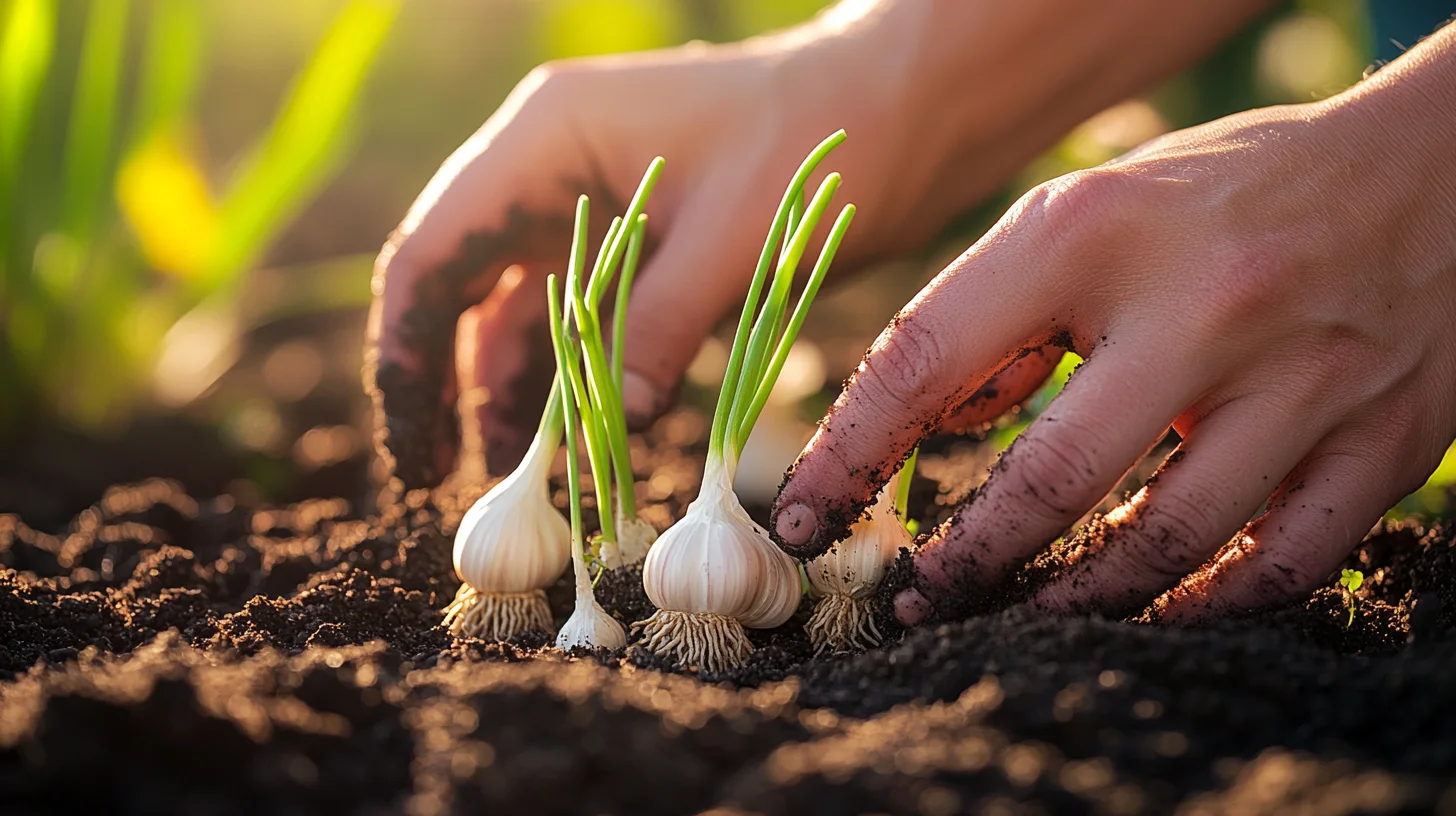 Planter ail débutants